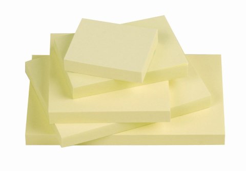 Notes samoprzylepny (karteczki) żółty jasny 100k [mm:] 102x76 Q-Connect (KF01410) Q-Connect