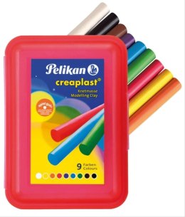 Plastelina Pelikan 9 kol. Crealplast mix (619890) Pelikan