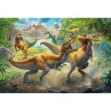 Puzzle Trefl walczące tyranozaury 160 el. (15360) Trefl