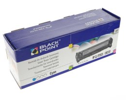 Toner regenerowany Black Point Eksploatacja Tonery cyan (CC531A) Black Point