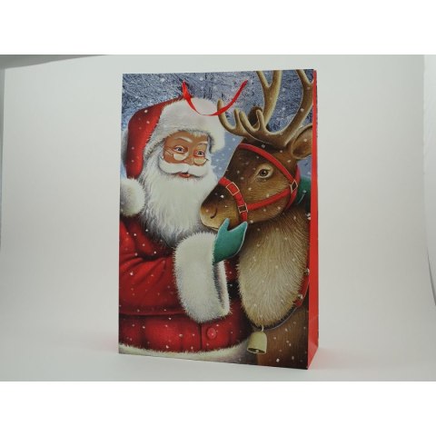 Torba prezentowa z mikołajem [mm:] 500x730x 180 Adar (512818) Adar