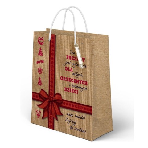 Torba prezentowa torebka ozdobna Bożenarodzenie Kukartka (QPS) Kukartka