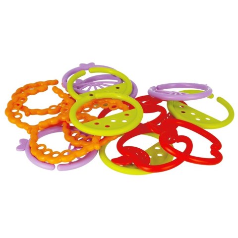 Zabawka edukacyjna Zestaw sensorycznych krążków Owoce 16el Bam Bam (482390) Bam Bam