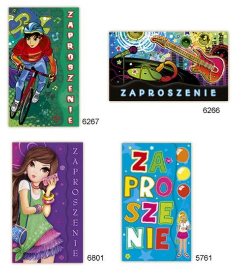 Zaproszenie Duże młodzieżowe Merigraf (5902221801365) Merigraf