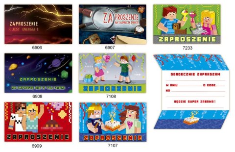 Zaproszenie Duże młodzieżowe Merigraf (5902221801365) Merigraf