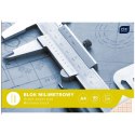 Blok milimetrowy A4 80g 20k Interdruk (BLMIA4) Interdruk