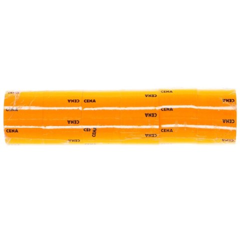 Etykieta do oznaczania cenowa typ A pomarańczowa [mm:] 18x35 Poligraf Poligraf