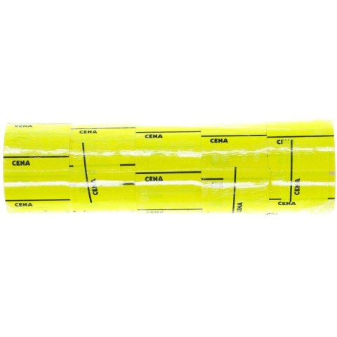 Etykieta do oznaczania cenowa typ C żółta [mm:] 28x40 Poligraf Poligraf