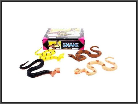 Figurka Wąż 30cm 4-rodzaje Hipo (RH-S-001) Hipo