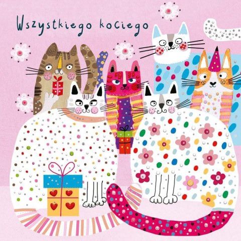 Kartka składana KARNET KW KOTKI kw Henry (5907465668590) Henry