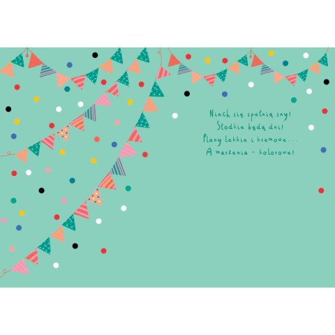 Kartka składana PORCJA TORTU A5 Henry (5905701483655) Henry