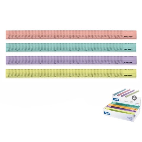 Linijka plastikowa Look 15cm Milan (351260LK2) Milan