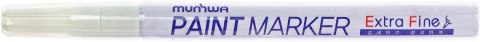 Marker olejowy wkład biały 1,0mm okrągła końcówka Munhwa (8801006713183) Munhwa