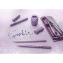 Ołówek Jumbo Sparkle metallic fioletowy B Faber Castell (111663 FC) Faber Castell