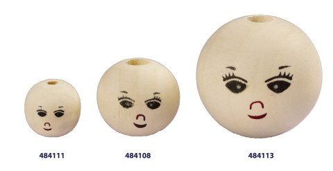 Ozdoba drewniana Craft-Fun Series koraliki Titanum (22TH401-5) Titanum