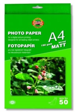 Papier foto Koh-I-Noor matt A4 190g Koh-I-Noor