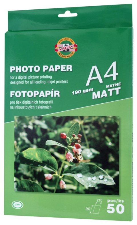 Papier foto matt A4 190g Koh-I-Noor Koh-I-Noor