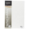 Papier ozdobny (wizytówkowy) A4 chic diamentowa biel biały 220g Galeria Papieru (204501) Galeria Papieru