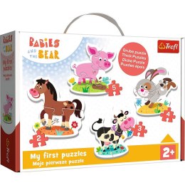 Puzzle Trefl puzzle baby classic Bobaskowe zwierzątka (36127) Trefl