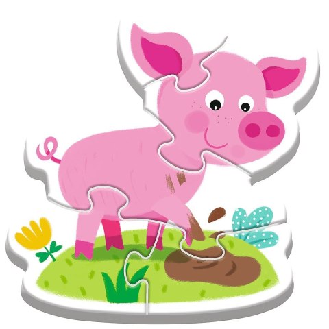 Puzzle puzzle baby classic Bobaskowe zwierzątka Trefl (36127) Trefl