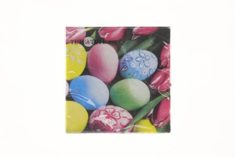 Serwetki Tete Wielkanoc mix nadruk bibuła [mm:] 330x330 Paw (TL121800) Paw