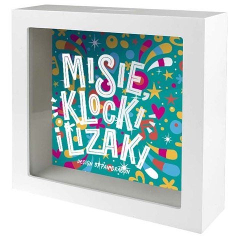 Skarbonka Home 2-Misie drewniana Pan Dragon Pan Dragon