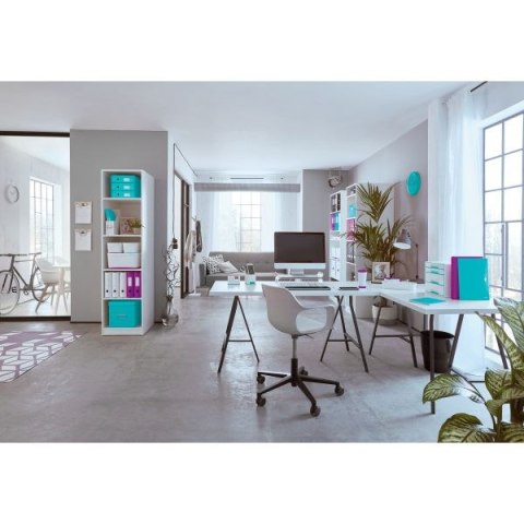 Szuflada na dokumenty Wow Plus turkusowy polistyren PS [mm:] 255x70x 357 Leitz (52263051) Leitz