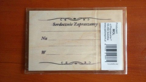 Zaproszenie 13x9 Mol Mol