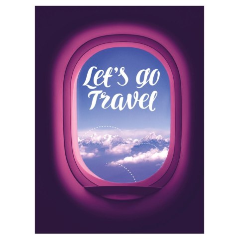 Zeszyt dla dziewczynek A4 60k. krata Unipap Unipap