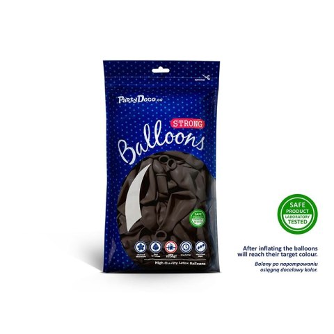 Balon gumowy brązowa Partydeco (SB12P-032Z) Partydeco