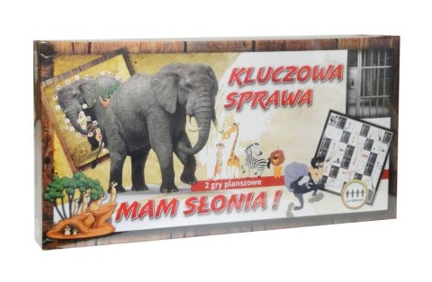 Gra planszowa Mam słonia kluczowa sprawa Moneks (585087) Moneks