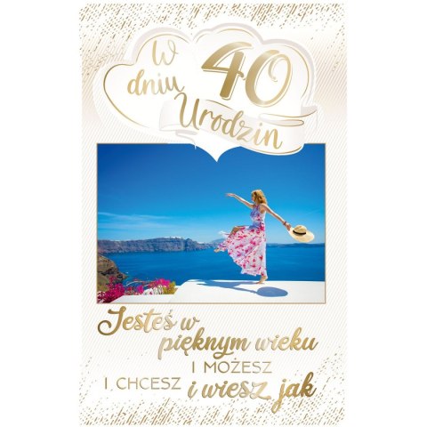 Kartka składana Urodziny DL+ Ab Card (AB+) Ab Card