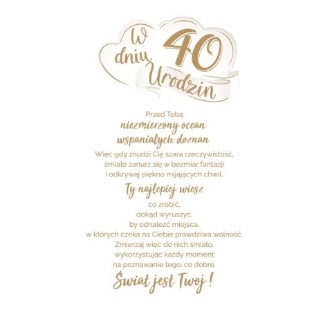 Kartka składana Urodziny DL+ Ab Card (AB+) Ab Card