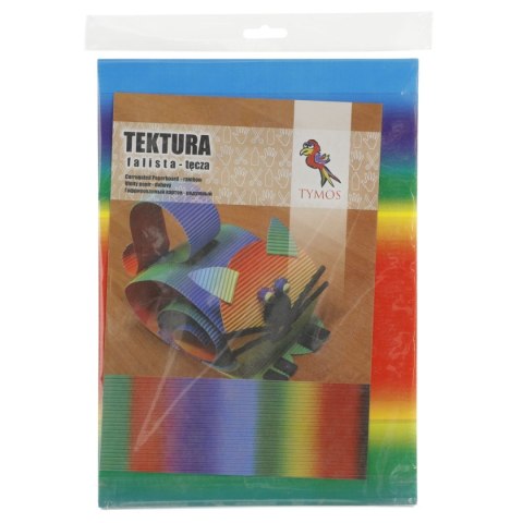 Karton falisty tęcza tęczowa [mm:] 250x353 Tymos Tymos