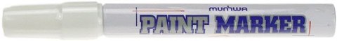 Marker olejowy wkład biały okrągła końcówka Munhwa (8801006711219) Munhwa