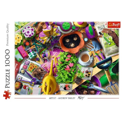 Puzzle Disney Porządki w ogrodzie 1000 el. Trefl (10927) Trefl