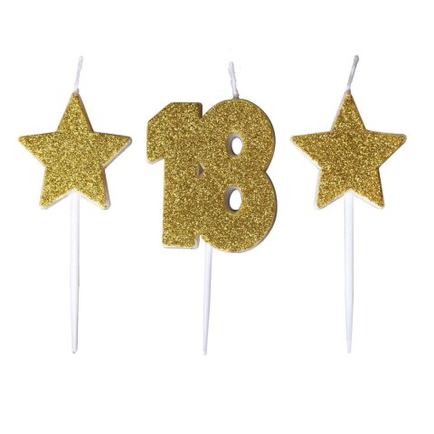 Świeczka urodzinowa pikery 18 lat Antella (SH-588-18) Antella