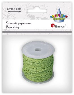 Sznurek Titanum Craft-Fun Series papierowy 10m (24BR0201-15（green)) Titanum