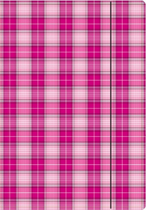 Teczka kartonowa na gumkę A4 mix Kreska Kreska