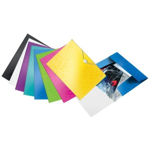 Teczka plastikowa na gumkę Wow A4 fioletowy Leitz (45990062) Leitz