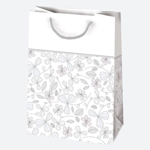 Torebka ozdobna z brokatem Pol-Mak mix wzorów 230x320x110 (T5B) Pol-mak