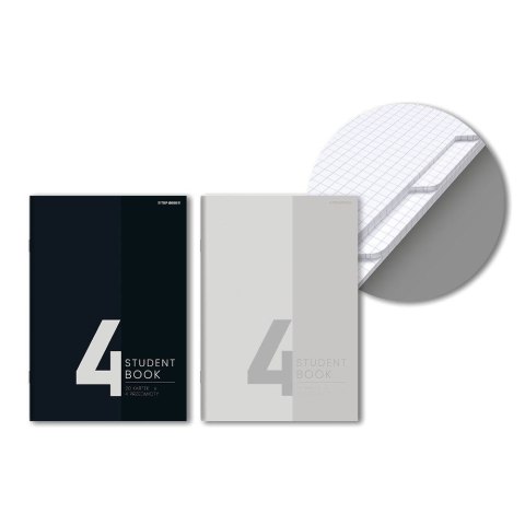 Zeszyt STUDENT BOOK 4 PRZEDMIOTY B5 80k. 70g krata Top 2000 (400183847) Top 2000