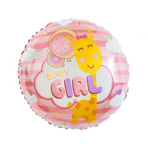 Balon foliowy Godan Baby girl 18cal (FG-OBGR) Godan