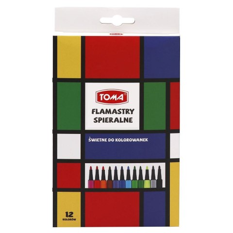 Flamaster 12 kol. Toma (to-590) Toma