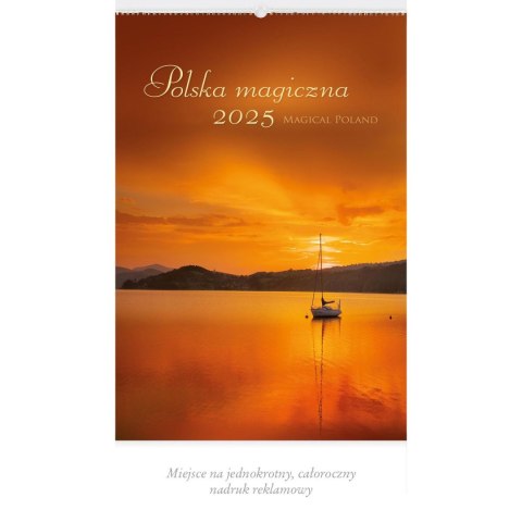 Kalendarz ścienny MAGICZNA POLSKA WIELOPLANSZOWY 12K 320mm x 470mm Lucrum (RW2) Lucrum