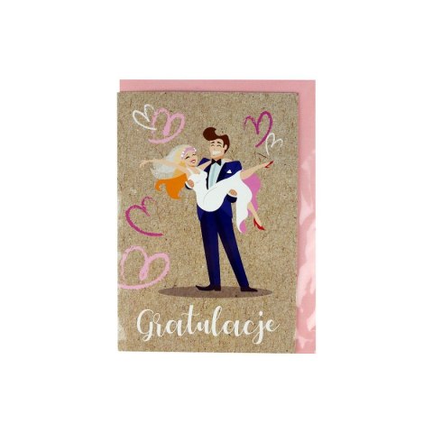 Kartka składana KARNET SLUBNY [mm:] 138x185 Rexus Rexus