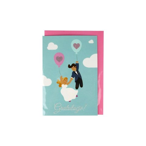 Kartka składana KARNET SLUBNY [mm:] 138x185 Rexus Rexus