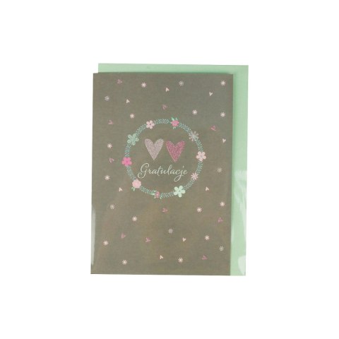 Kartka składana KARNET SLUBNY [mm:] 138x185 Rexus Rexus