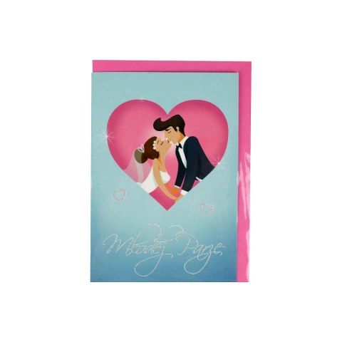 Kartka składana KARNET SLUBNY [mm:] 138x185 Rexus Rexus