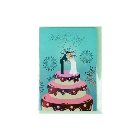 Kartka składana KARNET SLUBNY [mm:] 138x185 Rexus Rexus